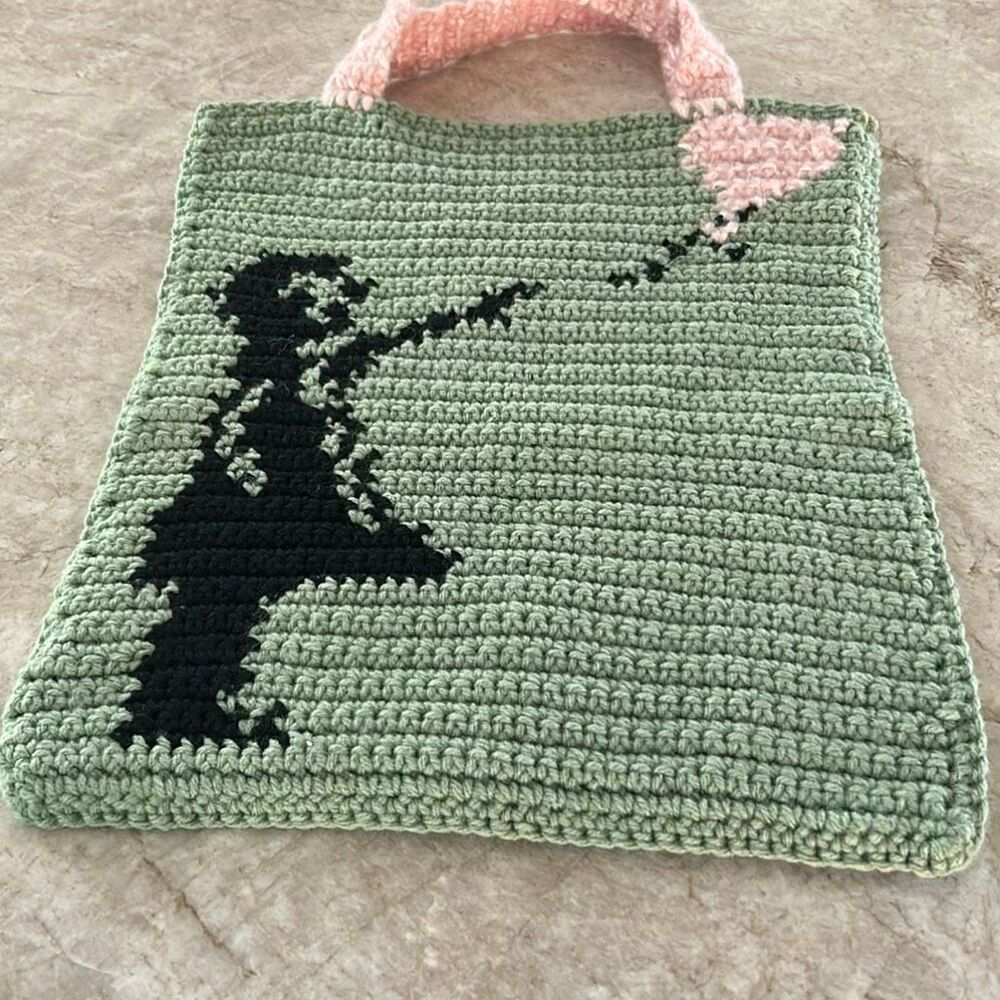 Hand Crocheted Tote